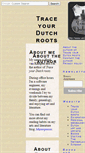 Mobile Screenshot of about.traceyourdutchroots.com